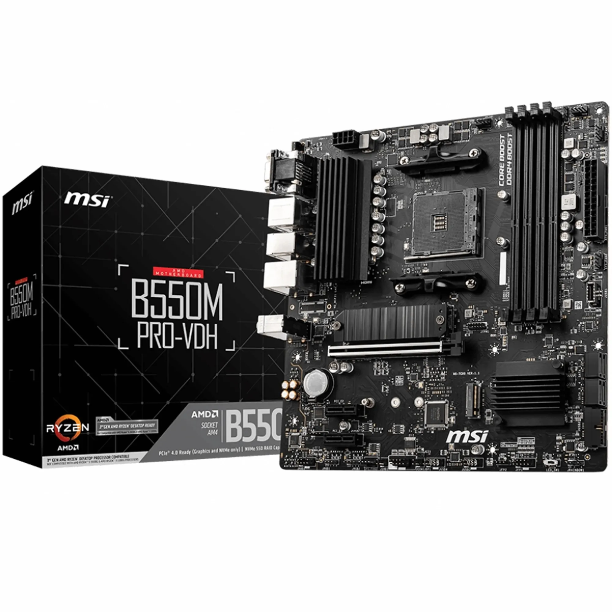 Купити Материнська плата MSI B550M Pro-VDH - фото 1