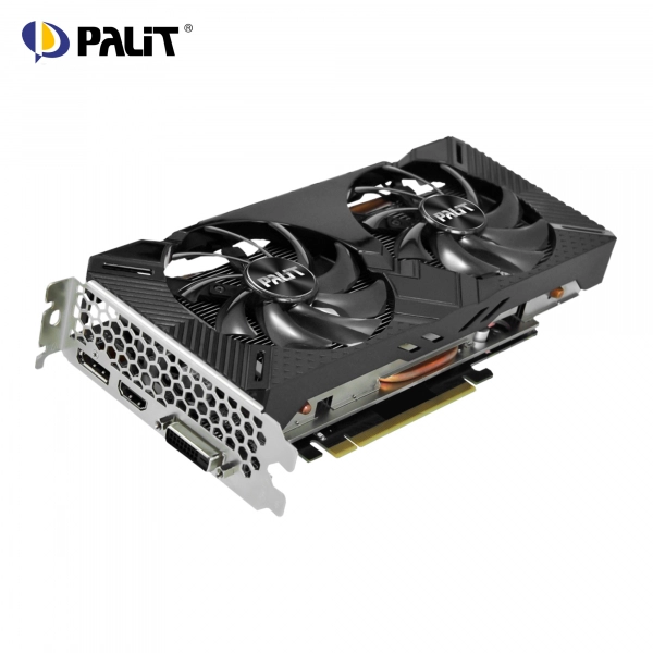 Купить Видеокарта Palit GeForce GTX 1660 DUAL 6GB GDDR5 Bulk - фото 2