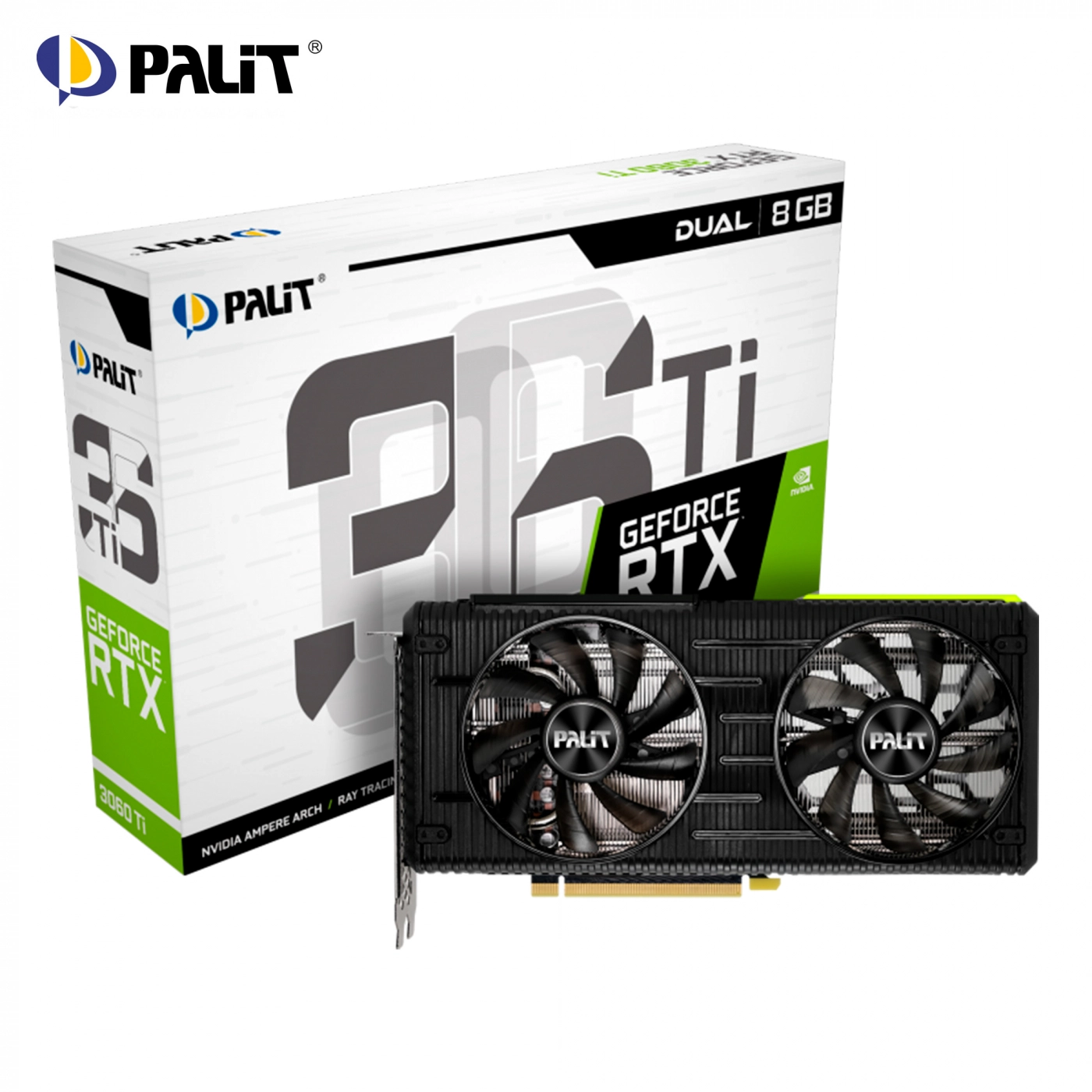 Купить Видеокарта Palit GeForce RTX 3060 Ti 8GB GDDR6 Dual V1 LHR - фото 9