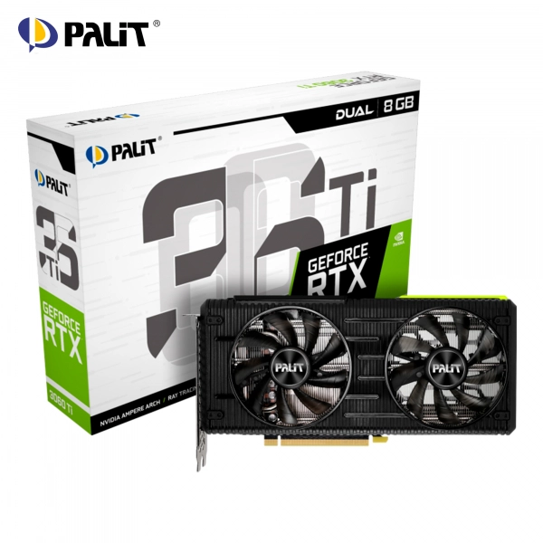 Купить Видеокарта Palit GeForce RTX 3060 Ti 8GB GDDR6 Dual V1 LHR - фото 9