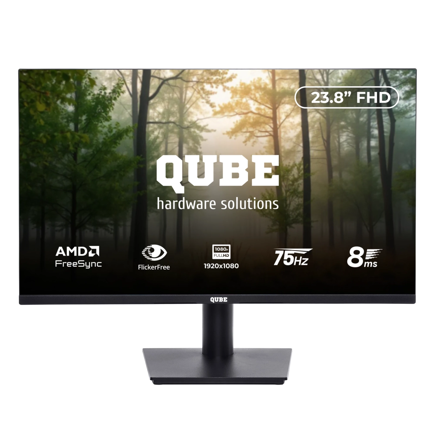 Купити Монітор 23.8" QUBE B24F75-VA - фото 1