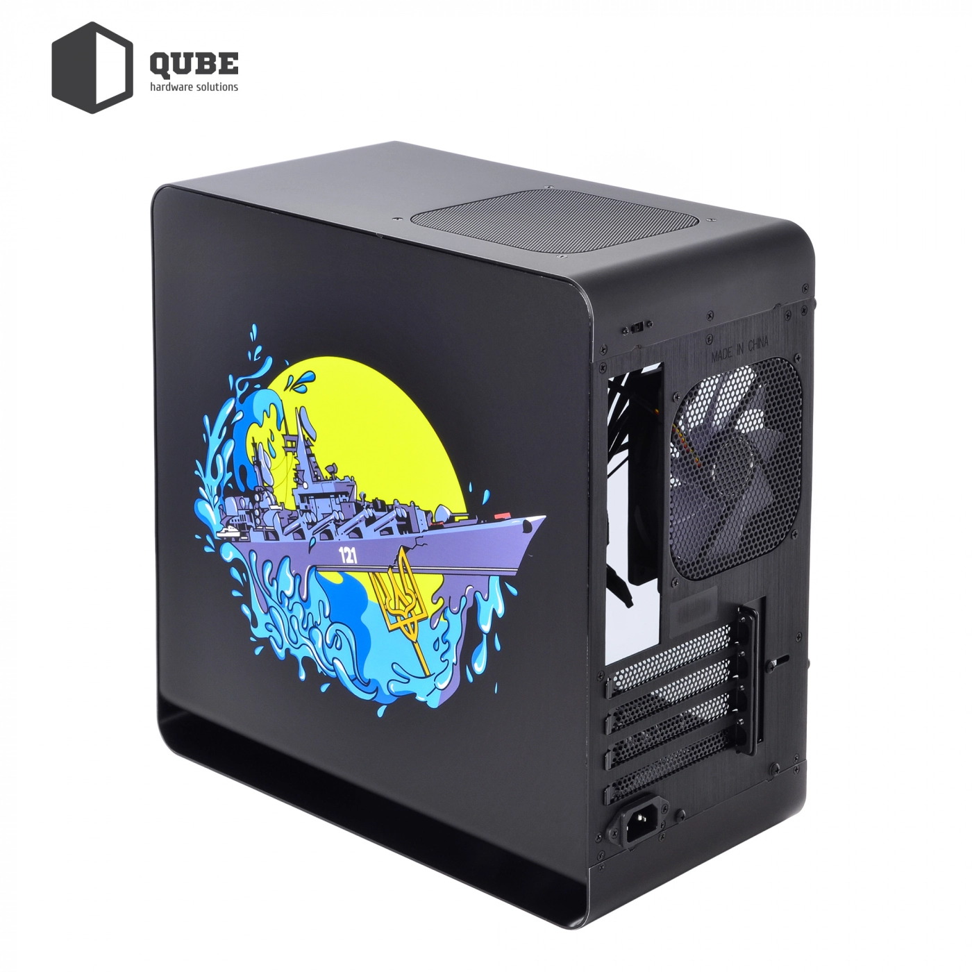 Купить Корпус QUBE EAGLE Aluminum Black NeptuneUA Printed (QBX3M_WBNU3PN) - фото 7