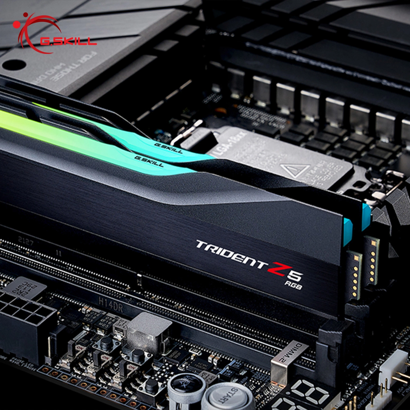 Купити Модуль пам'яті G.Skill Trident Z5 TZ5RK RGB DDR5-6000 CL40-40-40-96 1.35V 32GB (2x16GB) - фото 6