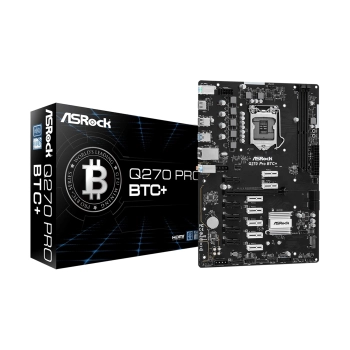 Купити Материнська плата ASRock Q270 PRO BTC+ - фото 1