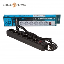 Купити Мережевий фільтр LogicPower LP-X6 3 м, 6 розеток - фото 5