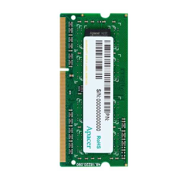Купить Модуль памяти Apacer DDR3 SO-DIMM 1x2GB AS02GFA60CAQBGJ - фото 2