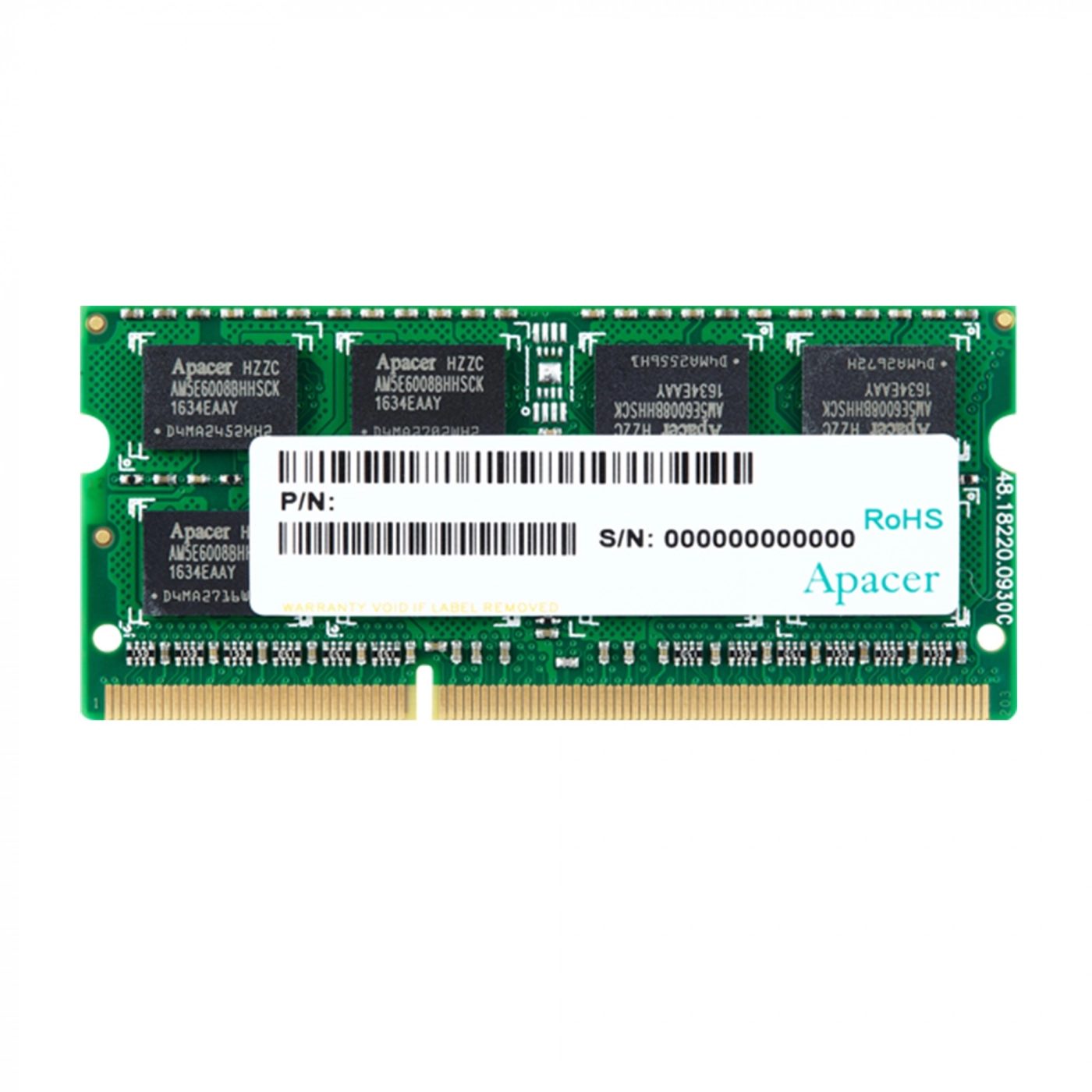 Купить Модуль памяти Apacer 75 DDR3 SO-DIMM 1x4Gb 75.B83DF.G030B - фото 1