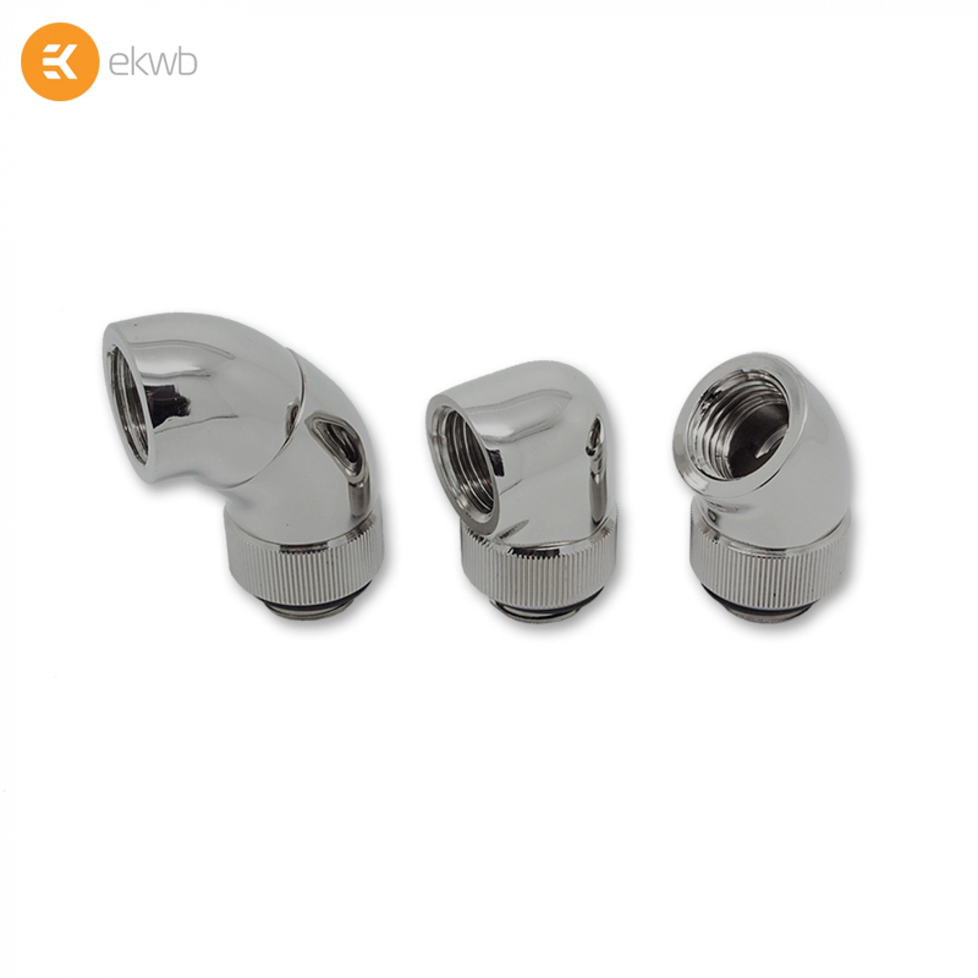 Купить Фитинг EK-AF Angled 2x45° G1/4 Black Nickel - фото 2