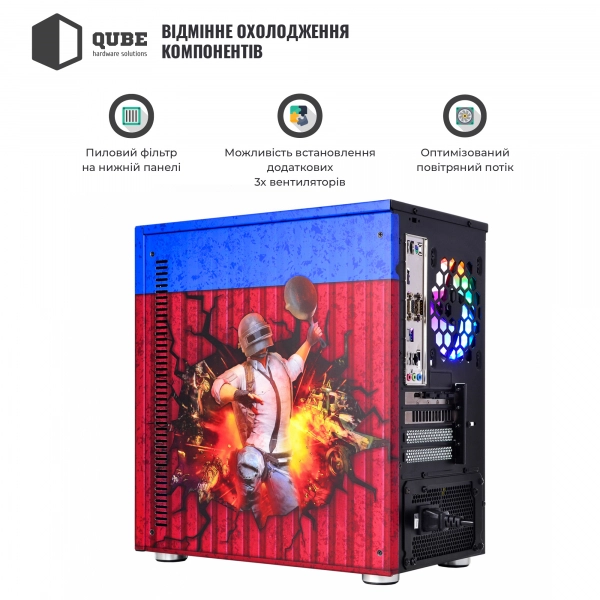 Корпус STYLE Aluminum Black PUBG Winner Printed – фото 5