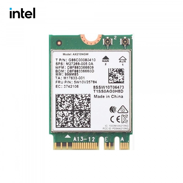 Купити Мережева карта Wi-Fi Intel Wireless-AX 802.11AX+BT5.2 AX210 PCI-E 1X - фото 5