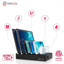 Купить Универсальная зарядная станция Timstool 6 USB Black (SG0106Q-UA-BK) - фото 2