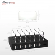 Купити Універсальна зарядна станція Timstool 6 USB Black (SG0106Q-UA-BK) - фото 3