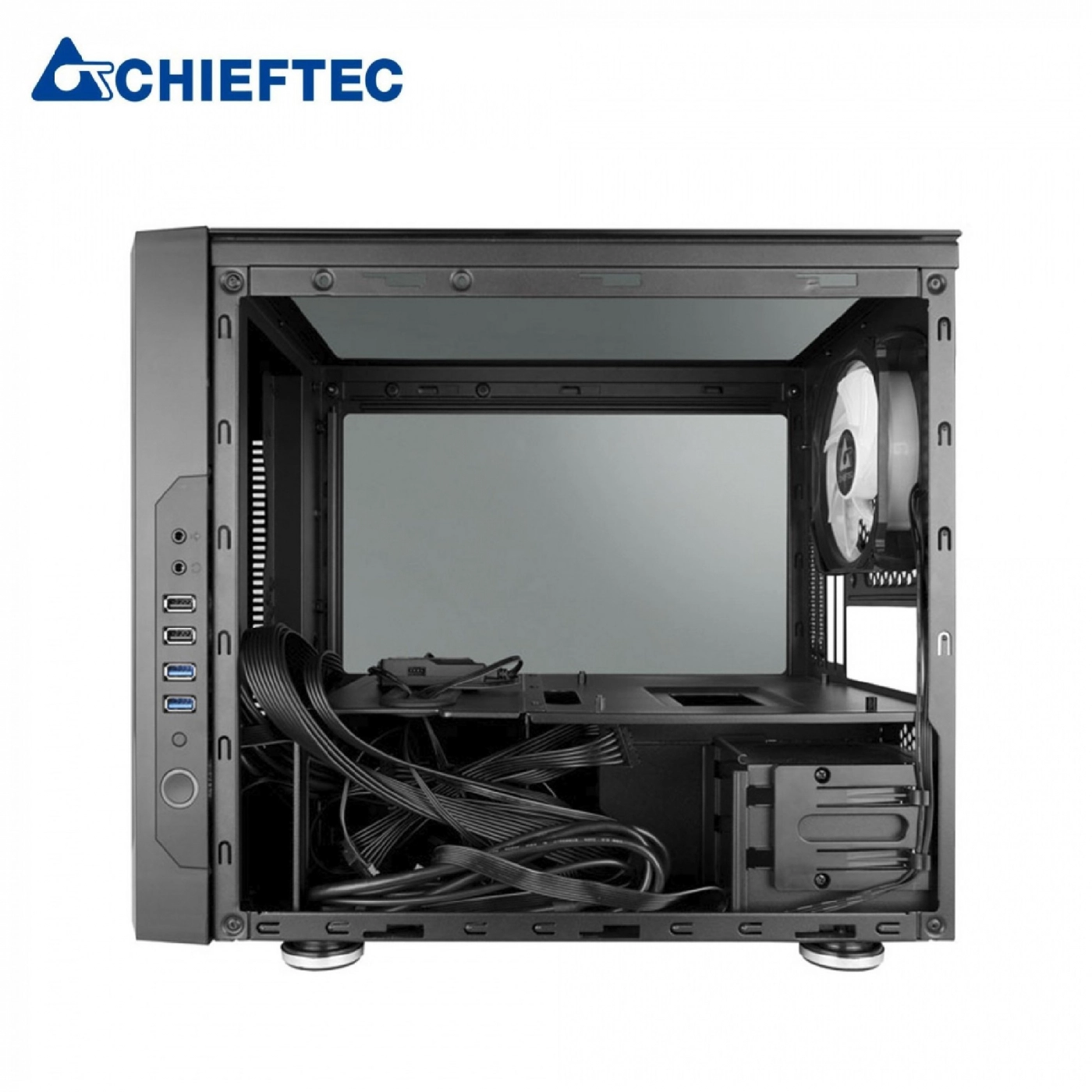 Купить Корпус CHIEFTEC Chieftronic M1 Tempered Glass Edition (GM-01B-OP) - фото 10