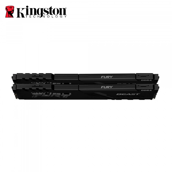 Купити Модуль пам'яті Kingston Fury Beast Black DDR4-3200 16GB  (KIT 2x8GB) (KF432C16BBK2/16) - фото 2