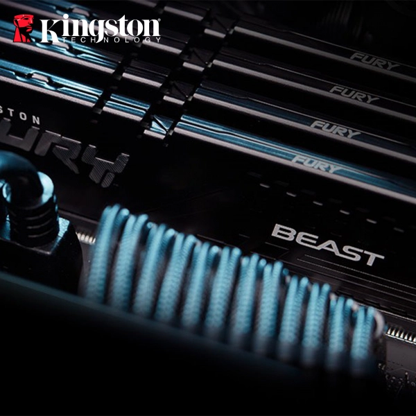 Купить Модуль памяти Kingston Fury Beast Black DDR5-5200 16Gb DIMM (KF552C40BB-16) - фото 3