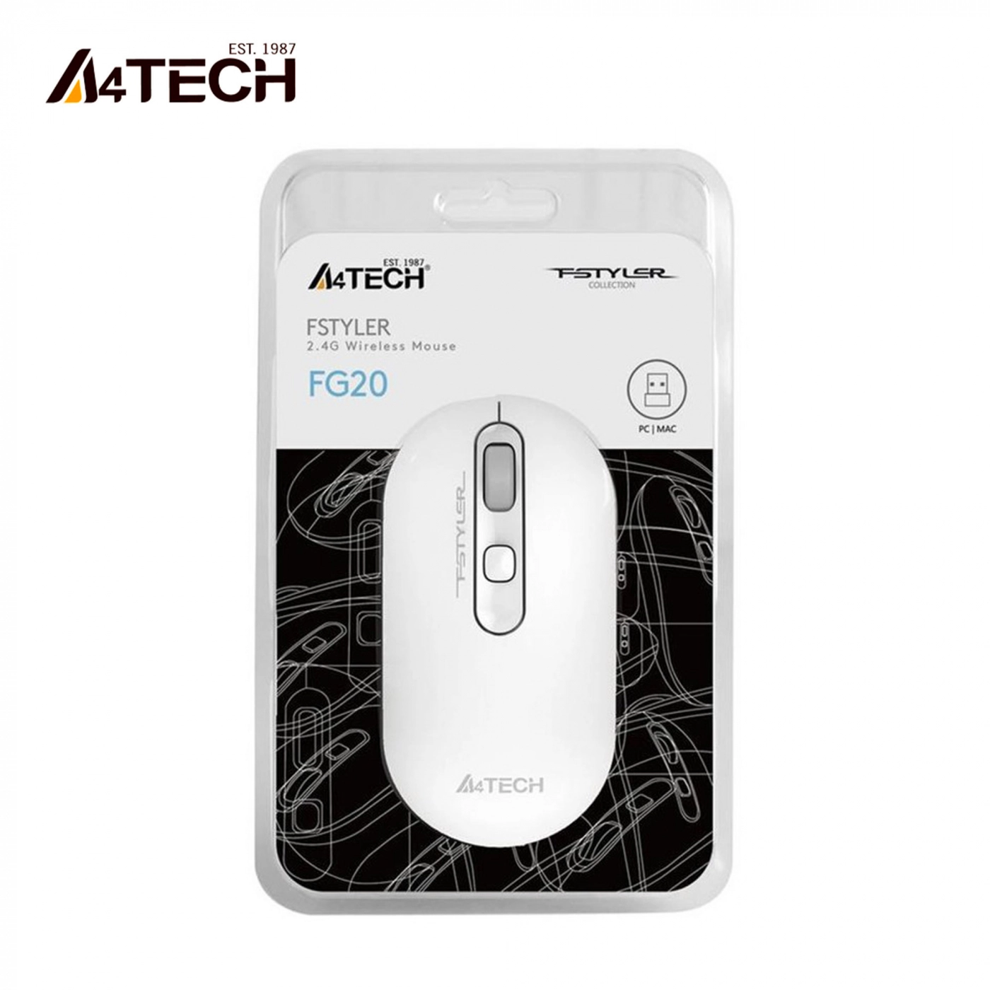 Купити Миша A4Tech FG20 USB White - фото 5