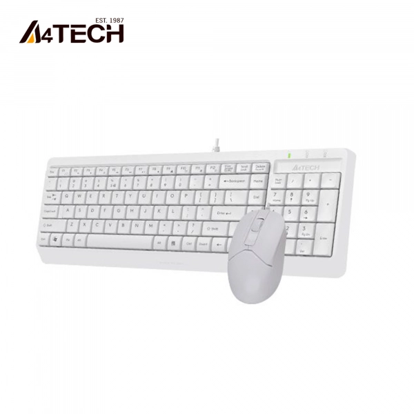 Купити Комплект клавіатура+миша A4Tech F1512 White - фото 4