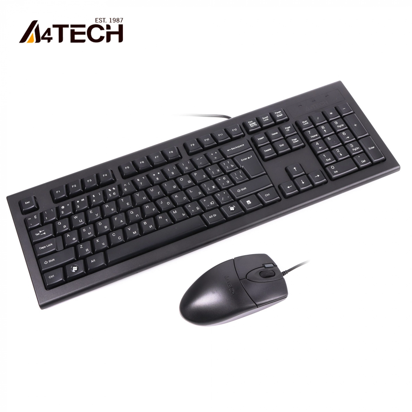 Купить Комплект клавиатура+мышь A4Tech KRS-8520D Black - фото 2