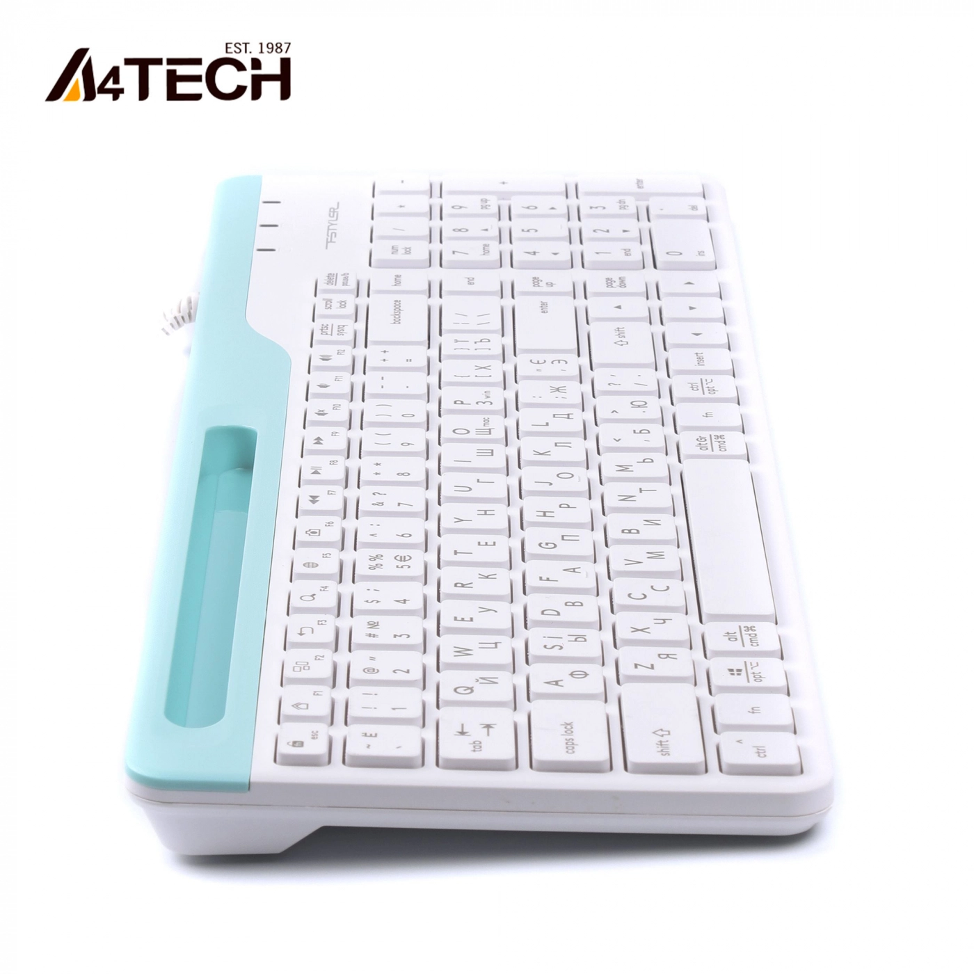 Купити Клавіатура A4Tech Fstyler FK25 White USB - фото 4