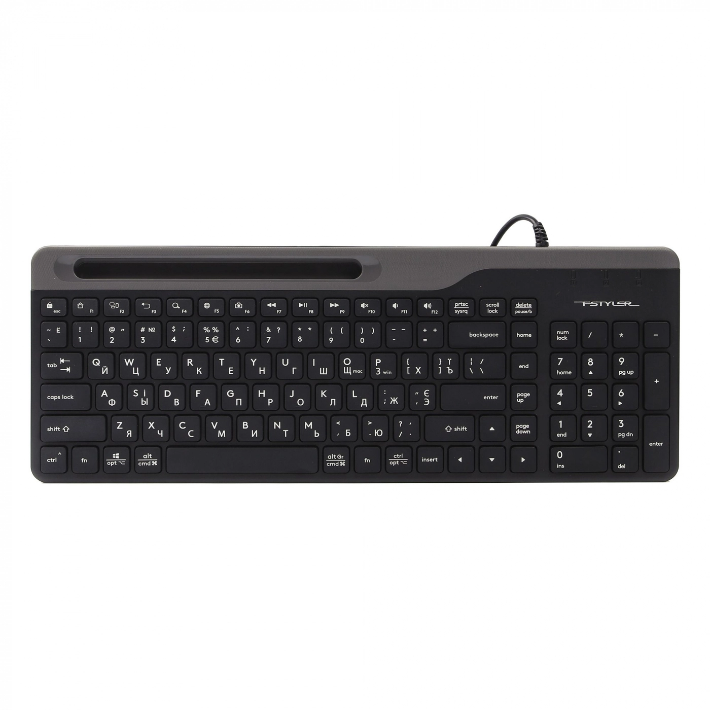 Купить Клавиатура A4Tech Fstyler FK25 Black USB - фото 1