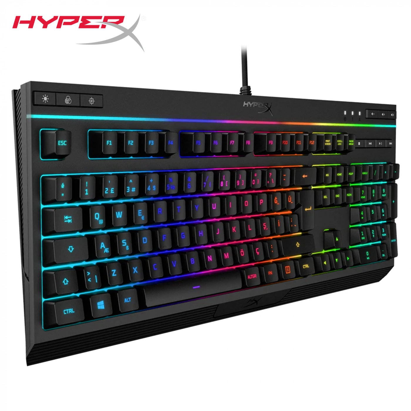Купити Клавіатура HyperX Alloy Core RGB Membrane Gaming USB (HX-KB5ME2-RU) - фото 3