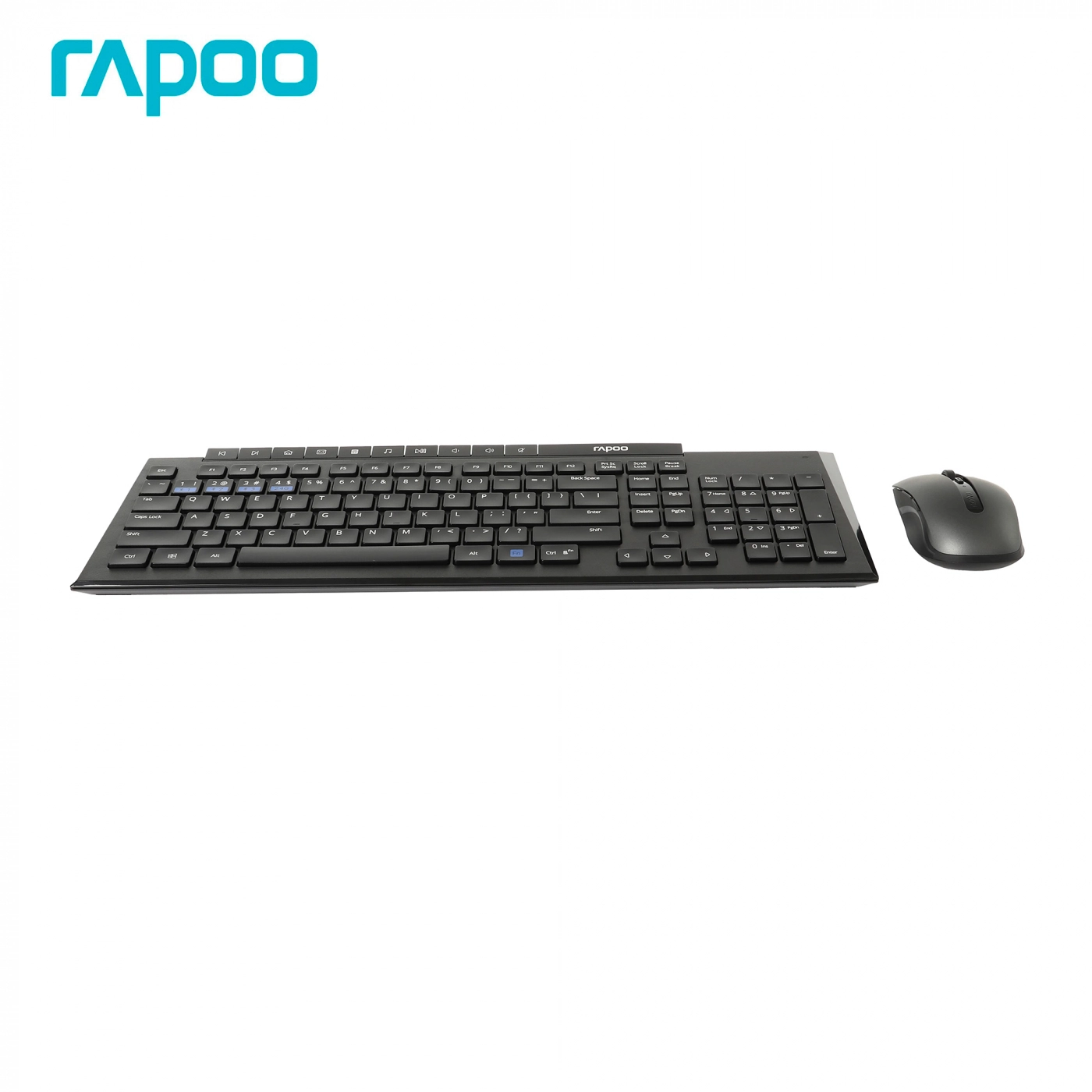 Купить Комплект беспроводной клавиатура+мышь Rapoo 8200M Black - фото 3