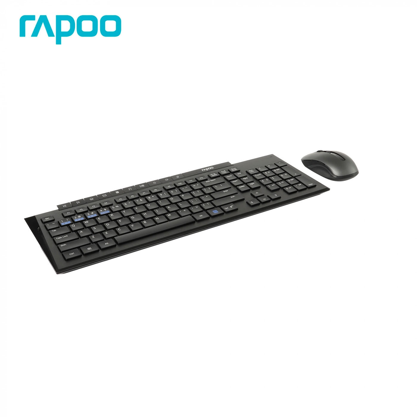 Купить Комплект беспроводной клавиатура+мышь Rapoo 8200M Black - фото 4