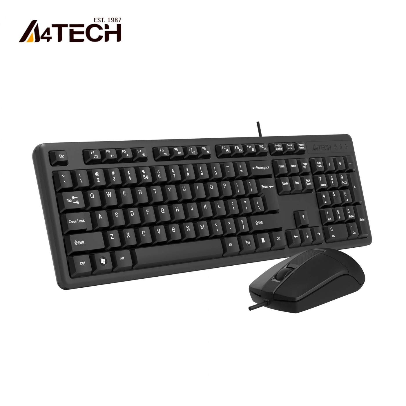 Купити Комплект клавіатура+миша A4Tech KK-3330S Black - фото 2