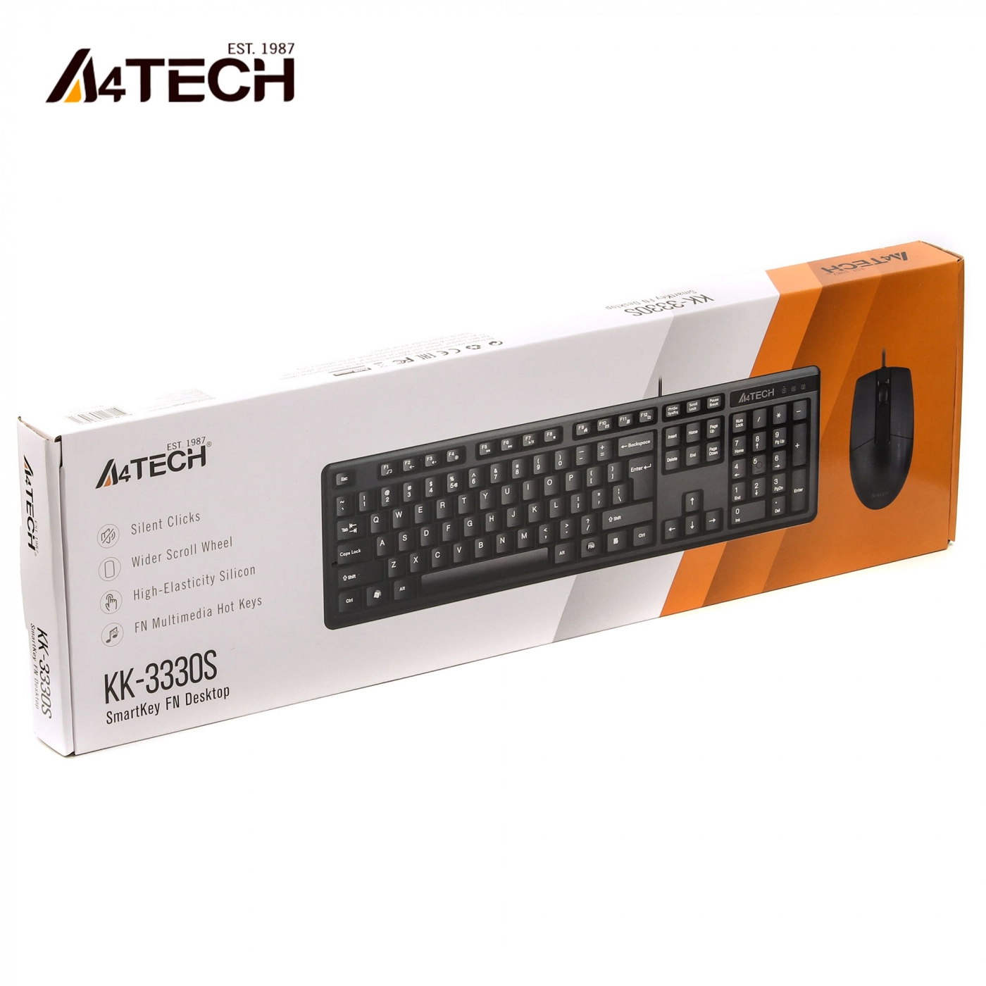 Купить Комплект клавиатура+мышь A4Tech KK-3330S Black - фото 3