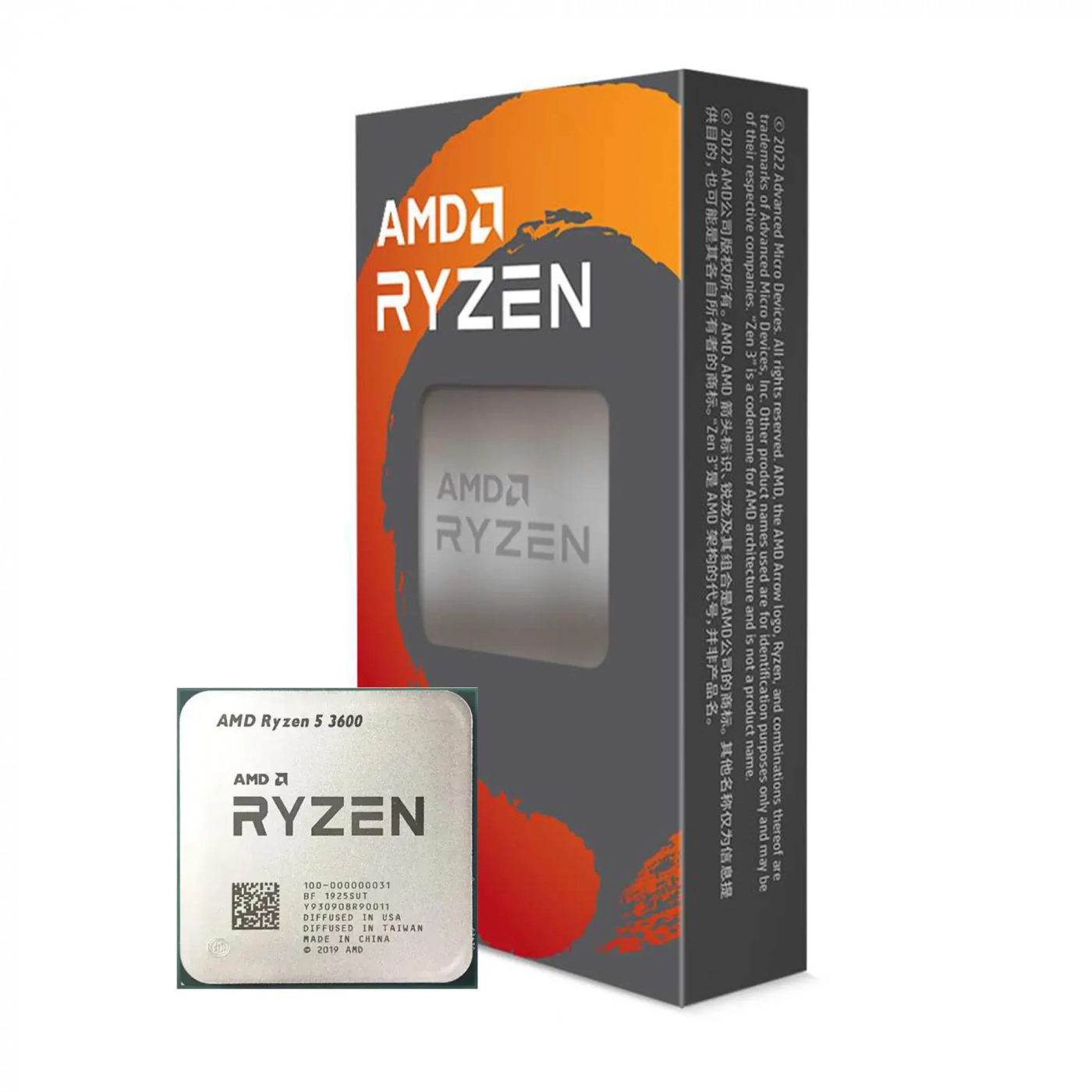 Купить Процессор AMD Ryzen 5 3600 4.2GHz, 6C/12T, 36MB,65W,AM4
