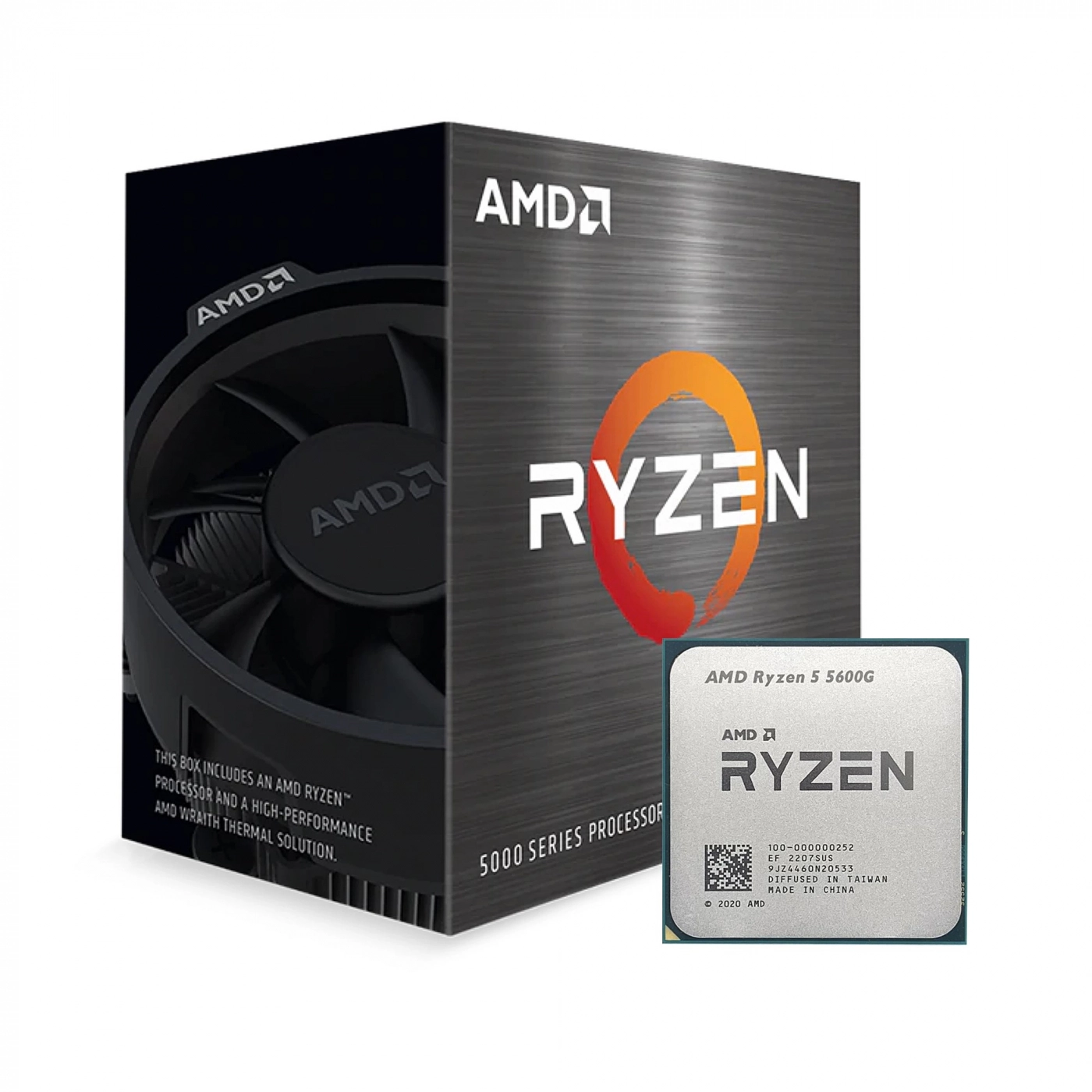 Купить Процессор AMD Ryzen 5 5600G (3.9-4.4GHz 16MB sAM4) BOX - фото 1