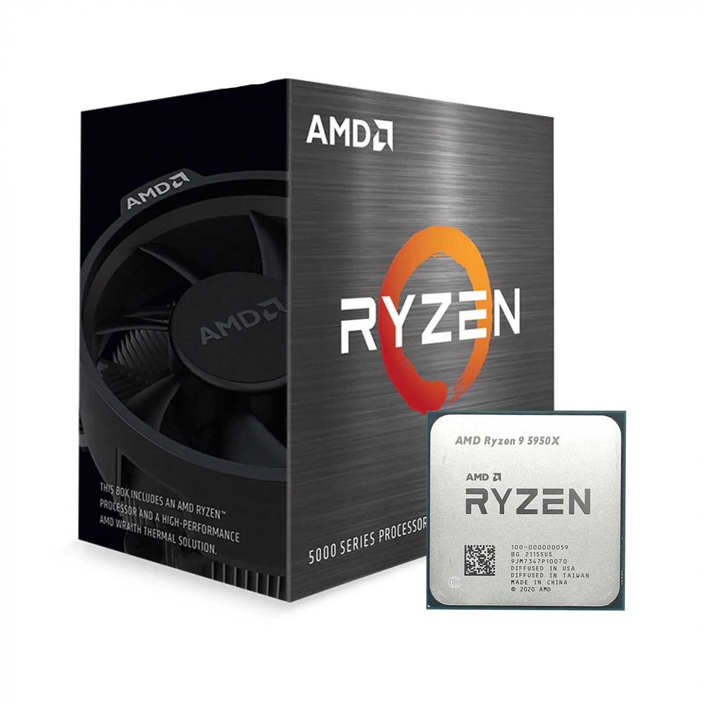 Купить Процессор AMD Ryzen 9 5950X (16C/32T, 3.4-4.9Ghz, 64MB, 105W, AM4) BOX - фото 1
