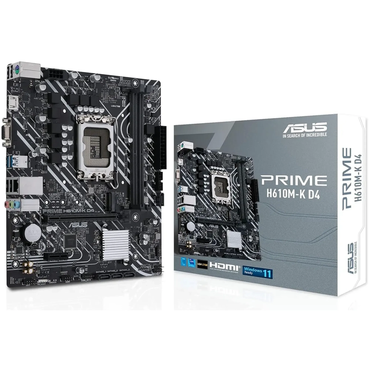 Купити Материнська плата ASUS PRIME H610M-K D4 - фото 1
