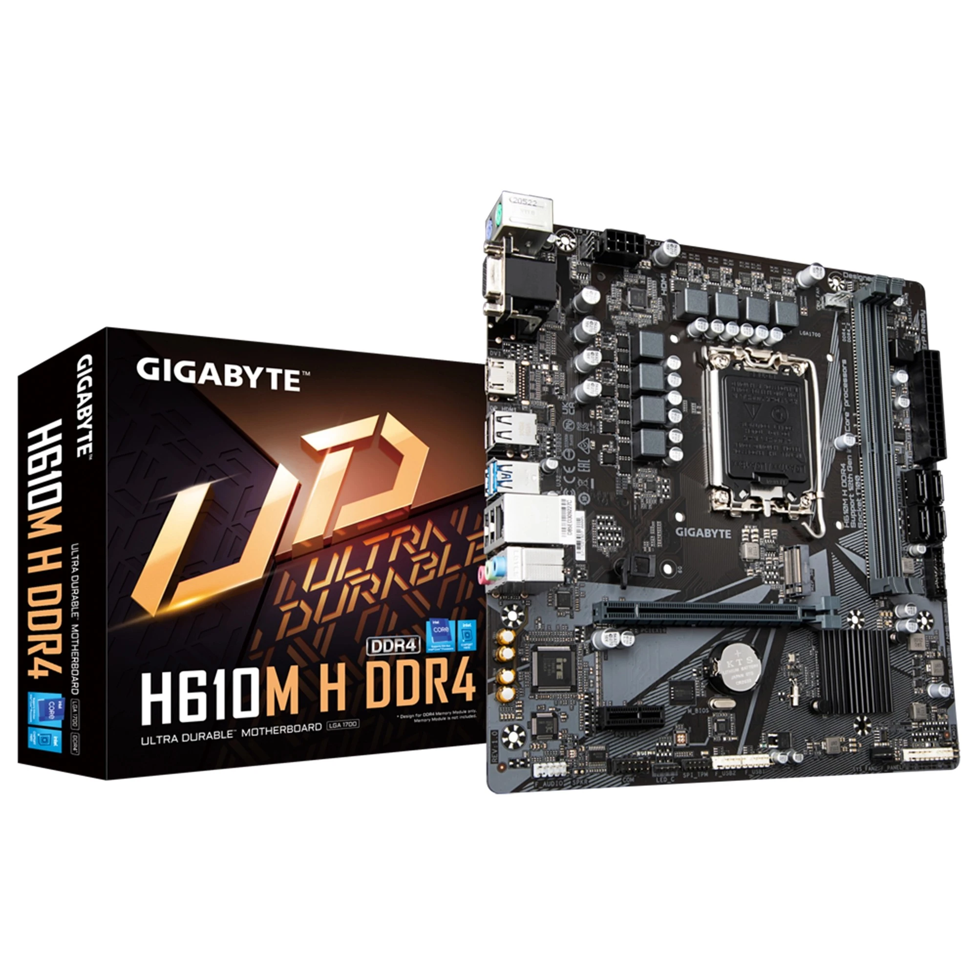 Купити Материнська плата GIGABYTE H610M H DDR4 - фото 1