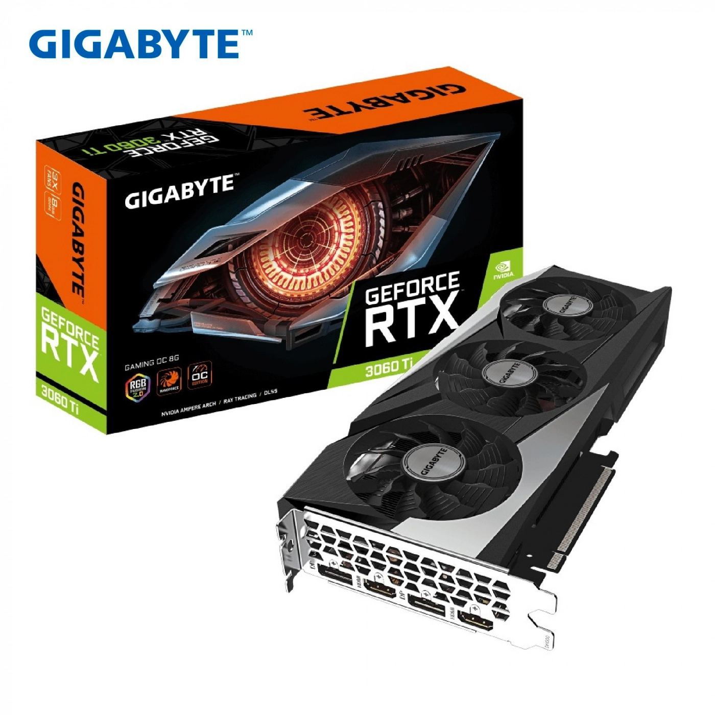 Купить Видеокарта GIGABYTE GeForce RTX 3060 Ti GAMING OC 8G (rev. 2.0) - фото 8
