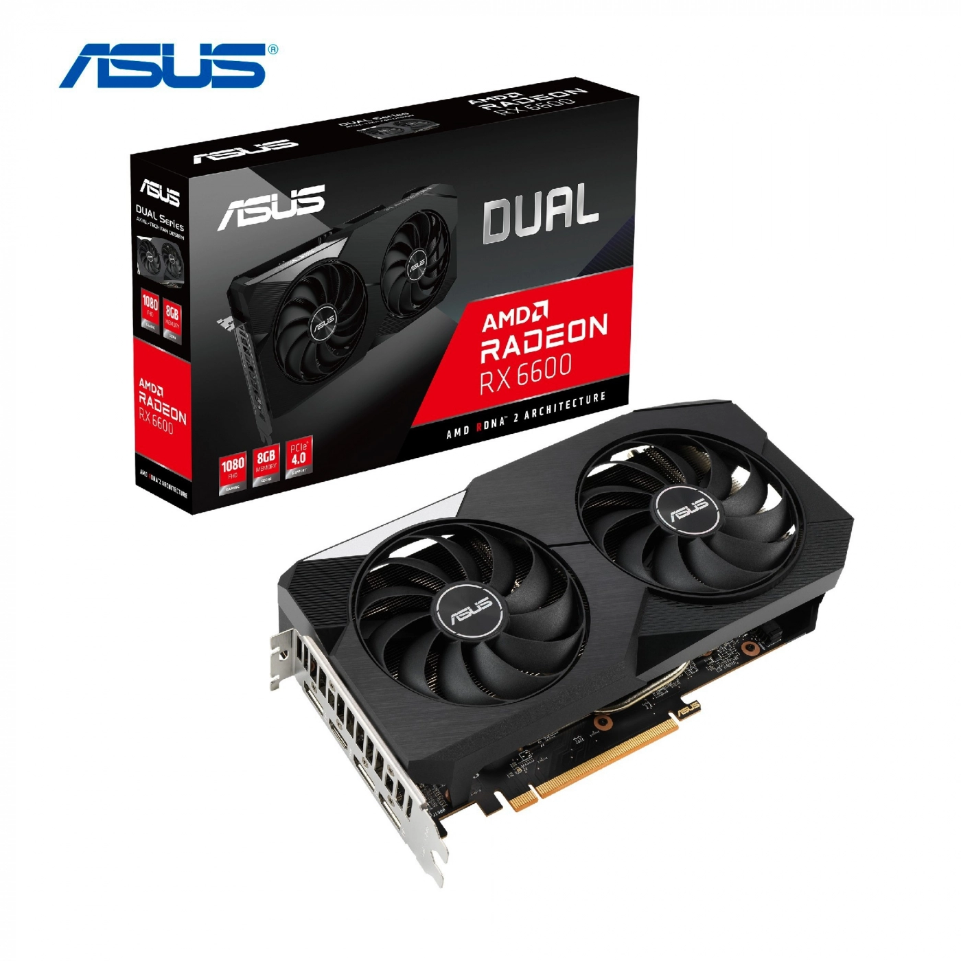 Купить Видеокарта ASUS Dual Radeon RX 6600 8GB GDDR6 - фото 7