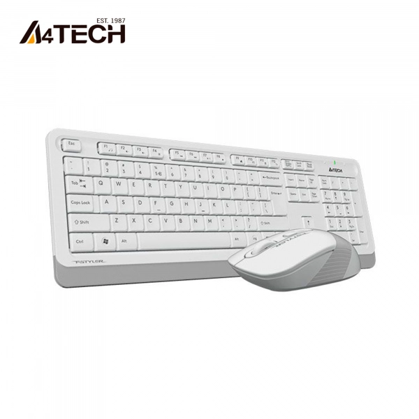 Купити Комплект клавіатура та миша A4Tech FG1010 White - фото 3