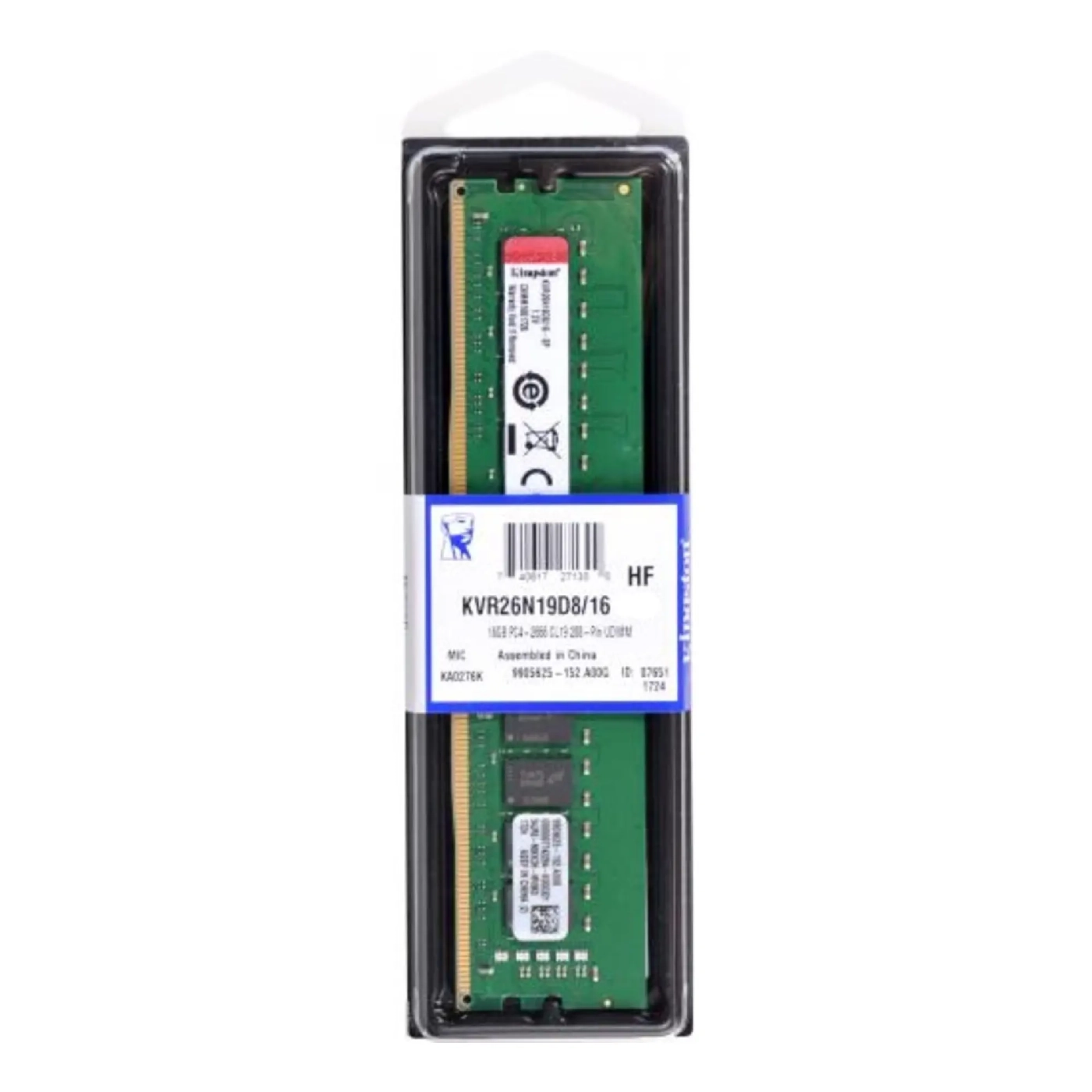 Купити Модуль пам'яті Kingston ValueRAM DDR4-2666 16GB (KVR26N19D8/16) - фото 2
