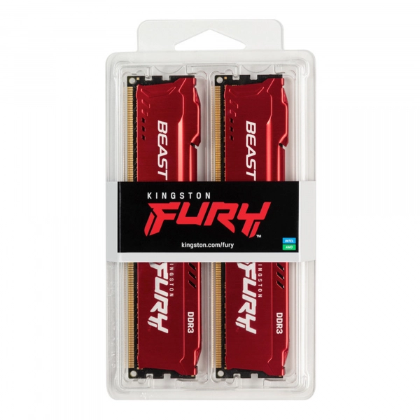 Купить Модуль памяти Kingston FURY Beast DDR3-1600 16GB KIT (2x8GB) (KF316C10BRK2/16) - фото 5