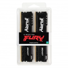 Купить Модуль памяти Kingston FURY Beast DDR4-2666 64GB KIT (4x16GB) (KF426C16BBK4/64) - фото 5