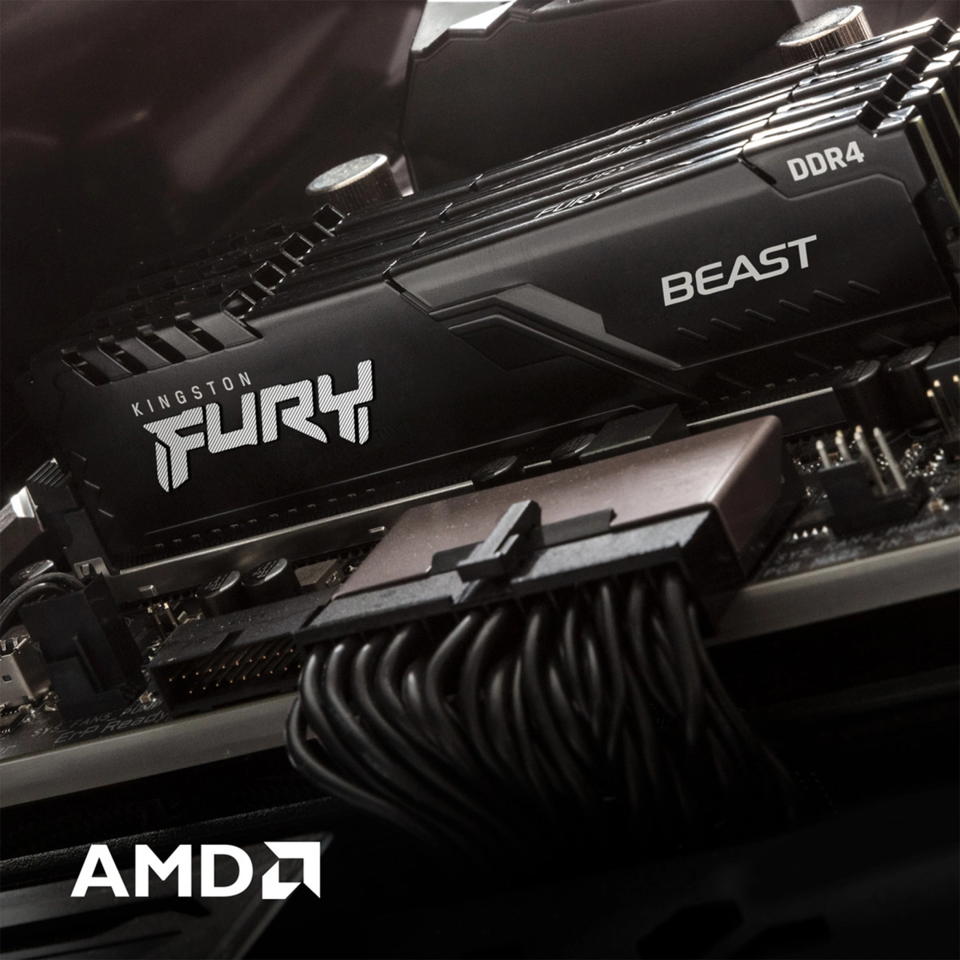 Купити Модуль пам'яті Kingston FURY Beast DDR4-3600 32GB KIT (4x8GB) (KF436C17BBK4/32) - фото 8
