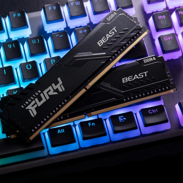 Купити Модуль пам'яті Kingston FURY Beast DDR4-3600 32GB KIT (4x8GB) (KF436C17BBK4/32) - фото 11