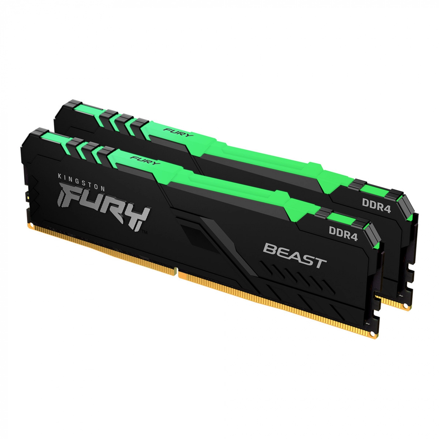 Купить Модуль памяти Kingston FURY Beast RGB DDR4-2666 64GB KIT (2x32GB) (KF426C16BBAK2/64) - фото 1
