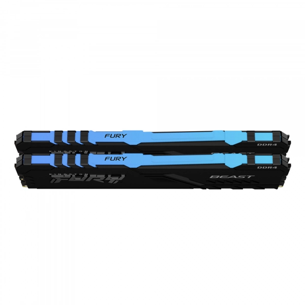 Купить Модуль памяти Kingston FURY Beast RGB DDR4-2666 64GB KIT (2x32GB) (KF426C16BBAK2/64) - фото 3