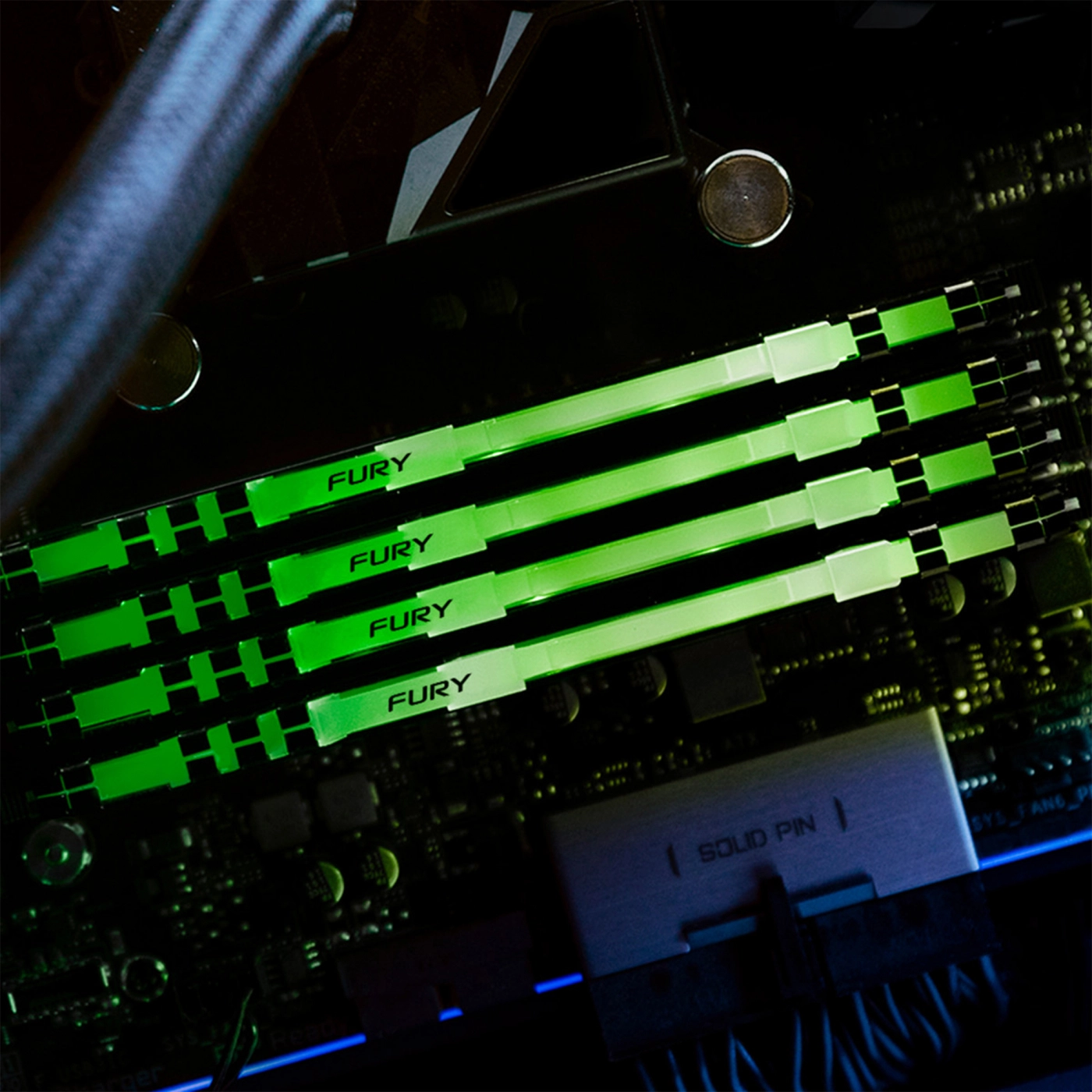 Купить Модуль памяти Kingston FURY Beast RGB DDR4-2666 64GB KIT (2x32GB) (KF426C16BBAK2/64) - фото 10
