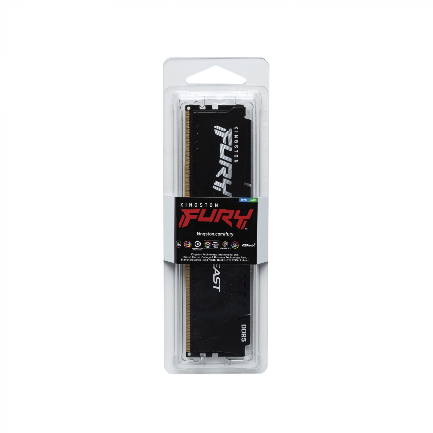 Купить Модуль памяти Kingston FURY Beast DDR5-4800 16GB (KF548C38BB-16) - фото 5