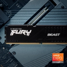 Купить Модуль памяти Kingston FURY Beast AM5 DDR5-5200 16GB (KF552C36BBE-16) - фото 8