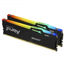 Купить Модуль памяти Kingston FURY Beast RGB DDR5-4800 64GB KIT (2x32GB) (KF548C38BBAK2-64) - фото 1