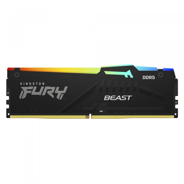 Купить Модуль памяти Kingston FURY Beast RGB DDR5-4800 64GB KIT (2x32GB) (KF548C38BBAK2-64) - фото 3