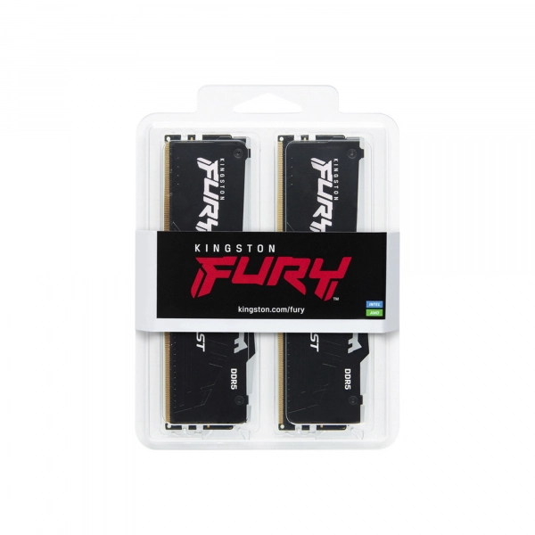 Купити Модуль пам'яті Kingston FURY Beast RGB DDR5-4800 64GB KIT (2x32GB) (KF548C38BBAK2-64) - фото 6